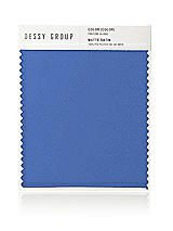 Front View Thumbnail - Cornflower Matte Satin Fabric Swatch