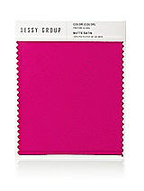 Front View Thumbnail - Think Pink Matte Satin Fabric Swatch