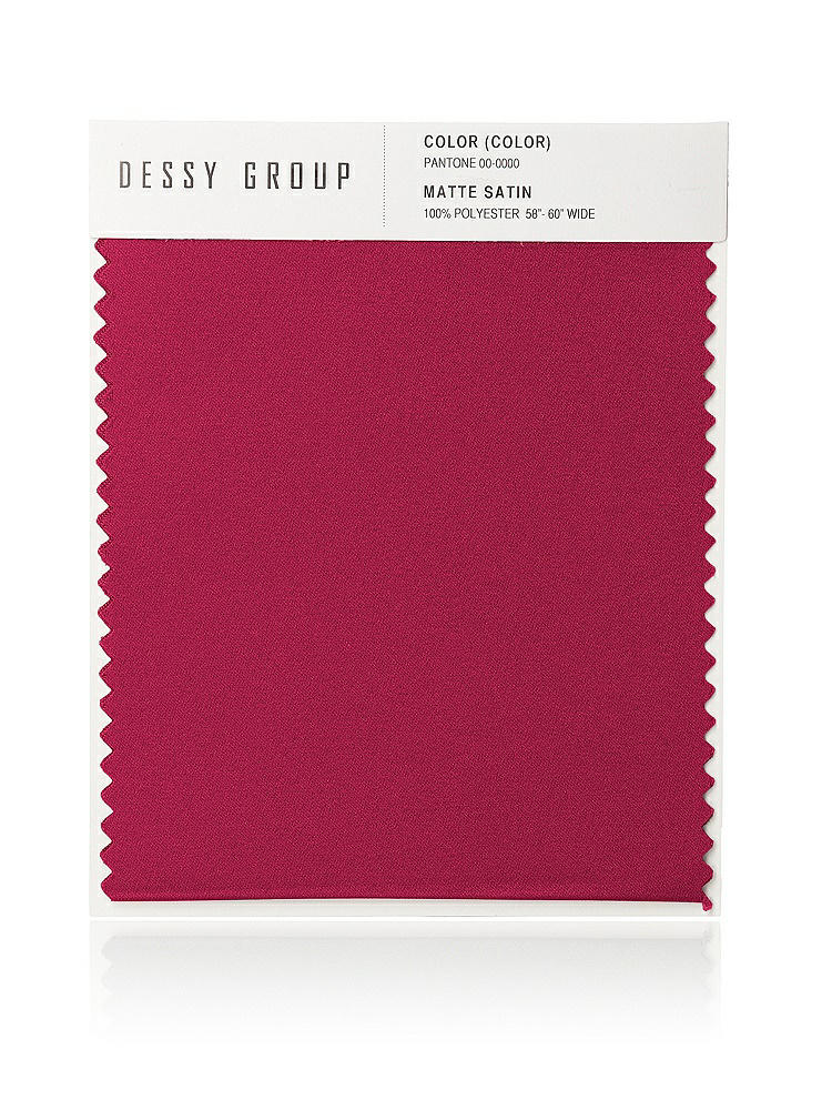 Front View - Valentine Matte Satin Fabric Swatch