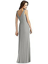 Rear View Thumbnail - Chelsea Gray Thread Bridesmaid Style Peyton