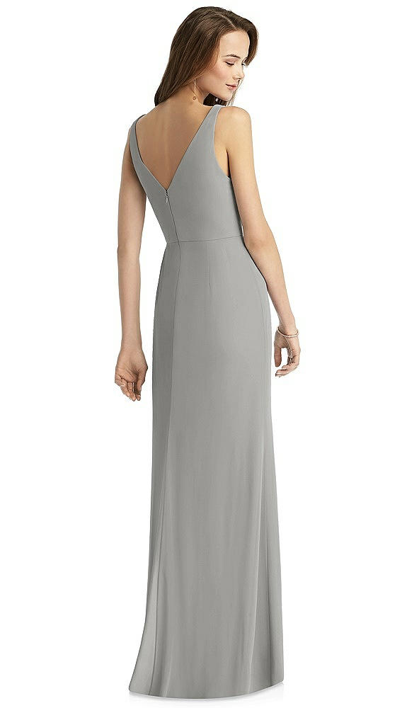 Back View - Chelsea Gray Thread Bridesmaid Style Peyton