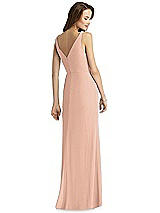 Rear View Thumbnail - Pale Peach Thread Bridesmaid Style Peyton