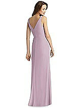 Rear View Thumbnail - Suede Rose Thread Bridesmaid Style Peyton