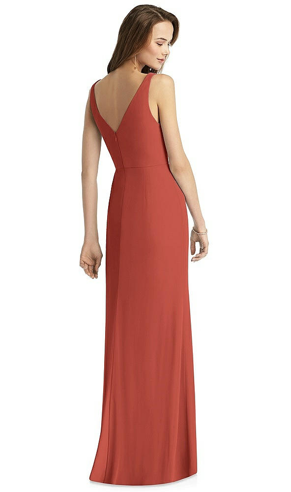 Back View - Amber Sunset Thread Bridesmaid Style Peyton