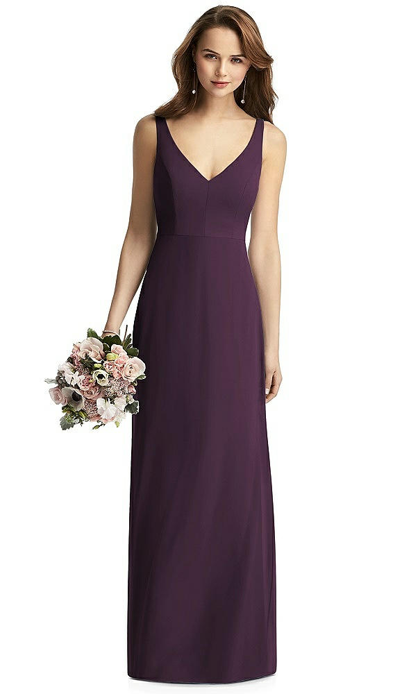 Front View - Aubergine Thread Bridesmaid Style Peyton