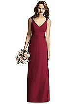 Front View Thumbnail - Burgundy Thread Bridesmaid Style Peyton