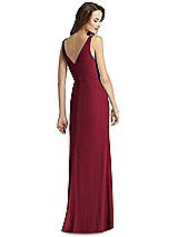 Rear View Thumbnail - Burgundy Thread Bridesmaid Style Peyton