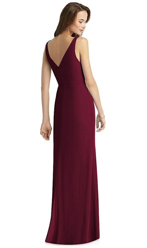 Back View - Cabernet Thread Bridesmaid Style Peyton