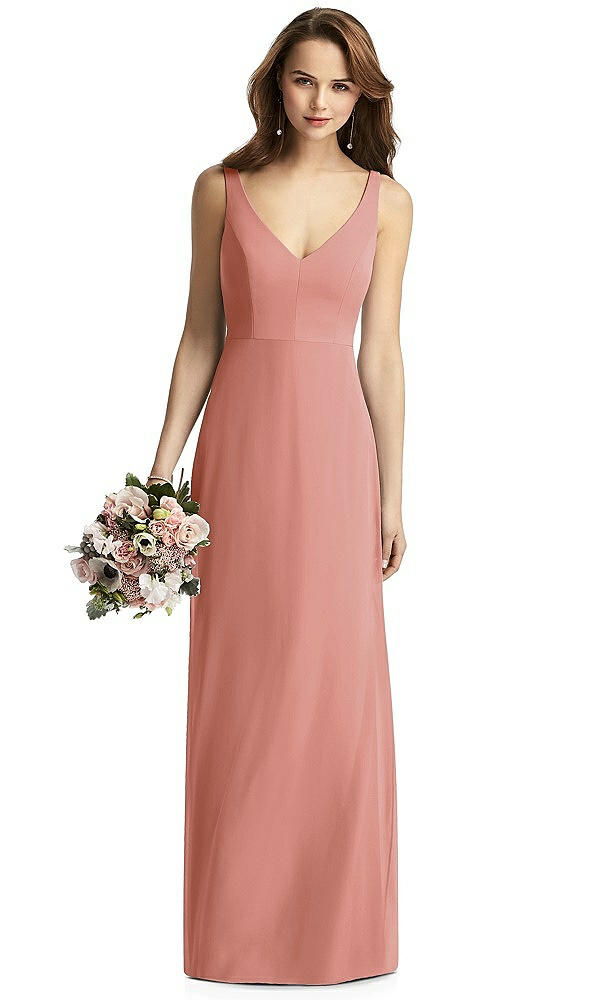 Front View - Desert Rose Thread Bridesmaid Style Peyton