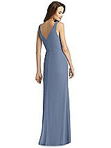 Rear View Thumbnail - Larkspur Blue Thread Bridesmaid Style Peyton