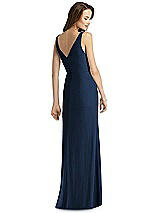 Rear View Thumbnail - Midnight Navy Thread Bridesmaid Style Peyton