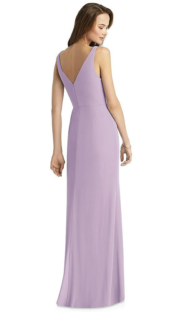 Back View - Pale Purple Thread Bridesmaid Style Peyton