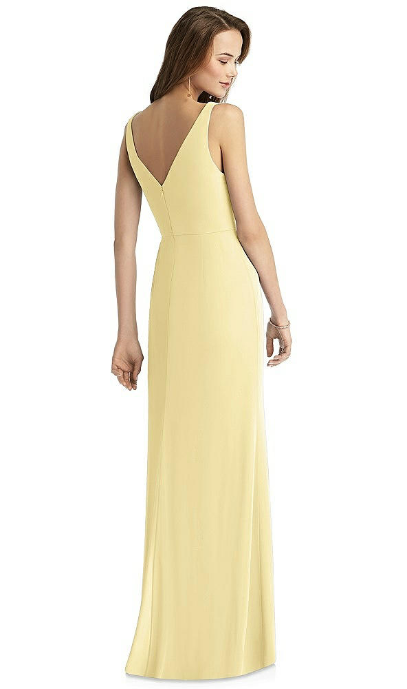 Back View - Pale Yellow Thread Bridesmaid Style Peyton