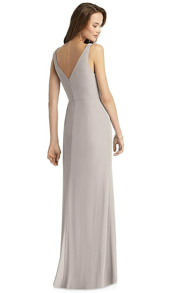 Back View - Taupe Thread Bridesmaid Style Peyton