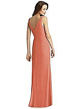 Rear View Thumbnail - Terracotta Copper Thread Bridesmaid Style Peyton