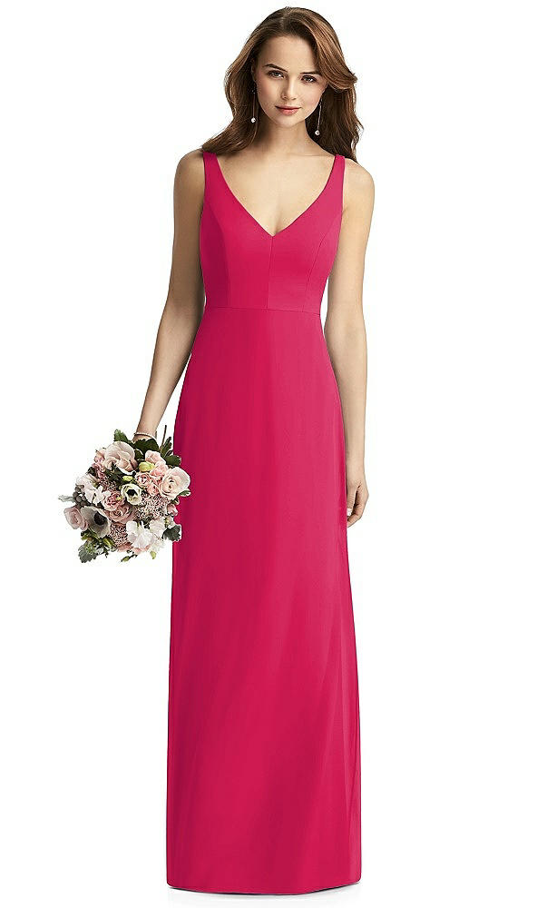 Front View - Vivid Pink Thread Bridesmaid Style Peyton