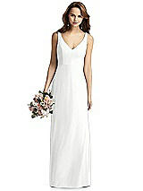 Front View Thumbnail - White Thread Bridesmaid Style Peyton