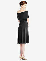 Alt View 4 Thumbnail - Black Loop Convertible Midi Dress