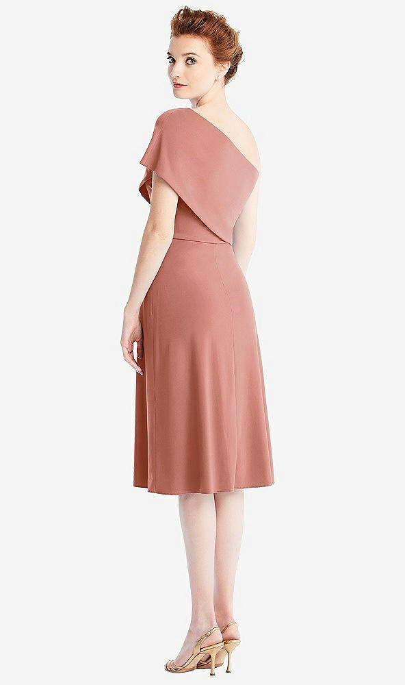 Back View - Desert Rose Loop Convertible Midi Dress