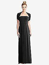 Alt View 1 Thumbnail - Black Loop Convertible Maxi Dress