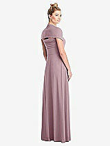 Alt View 2 Thumbnail - Dusty Rose Loop Convertible Maxi Dress