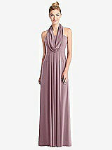 Alt View 7 Thumbnail - Dusty Rose Loop Convertible Maxi Dress