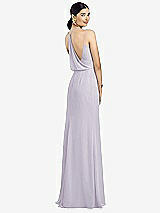 Front View Thumbnail - Moondance Draped Blouson Back Chiffon Maxi Dress