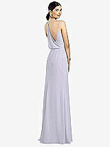 Front View Thumbnail - Silver Dove Draped Blouson Back Chiffon Maxi Dress