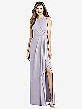 Alt View 1 Thumbnail - Moondance Sleeveless Chiffon Dress with Draped Front Slit