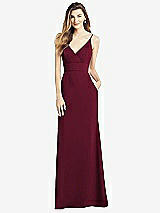 Front View Thumbnail - Cabernet V-Back Spaghetti Strap Maxi Dress with Pockets