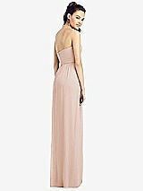 Rear View Thumbnail - Cameo Slim Spaghetti Strap Chiffon Dress with Front Slit 