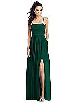 Front View Thumbnail - Hunter Green Thread Bridesmaid UKTH017