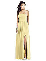 Front View Thumbnail - Pale Yellow Thread Bridesmaid UKTH017