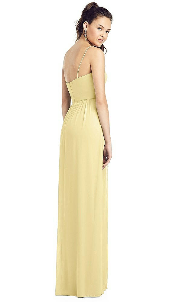 Back View - Pale Yellow Thread Bridesmaid UKTH017