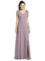 Front View Thumbnail - Lilac Dusk Thread Bridesmaid UKTH018