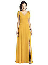 Front View Thumbnail - NYC Yellow Thread Bridesmaid UKTH018