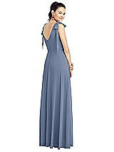 Rear View Thumbnail - Larkspur Blue Thread Bridesmaid UKTH018