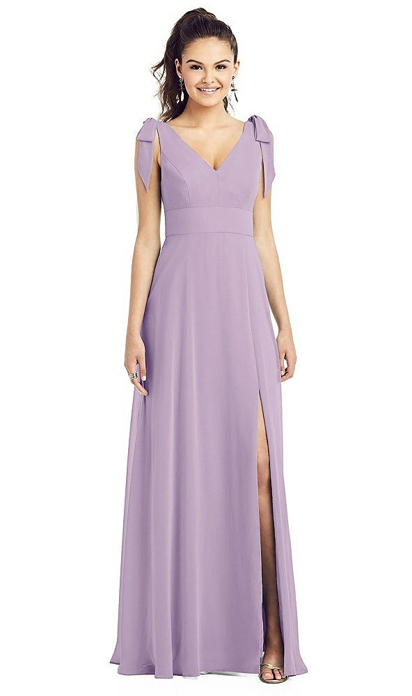 Front View - Pale Purple Thread Bridesmaid UKTH018