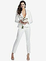 Alt View 1 Thumbnail - Ivory Women's Ivory Tuxedo Jacket