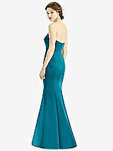 Rear View Thumbnail - Oasis Sweetheart Strapless Satin Mermaid Dress