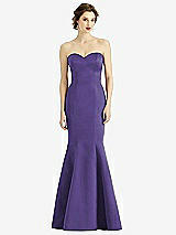 Front View Thumbnail - Regalia - PANTONE Ultra Violet Sweetheart Strapless Satin Mermaid Dress