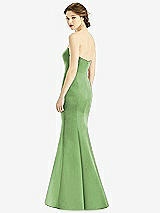 Rear View Thumbnail - Apple Slice Sweetheart Strapless Satin Mermaid Dress