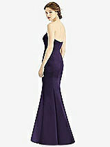 Rear View Thumbnail - Concord Sweetheart Strapless Satin Mermaid Dress