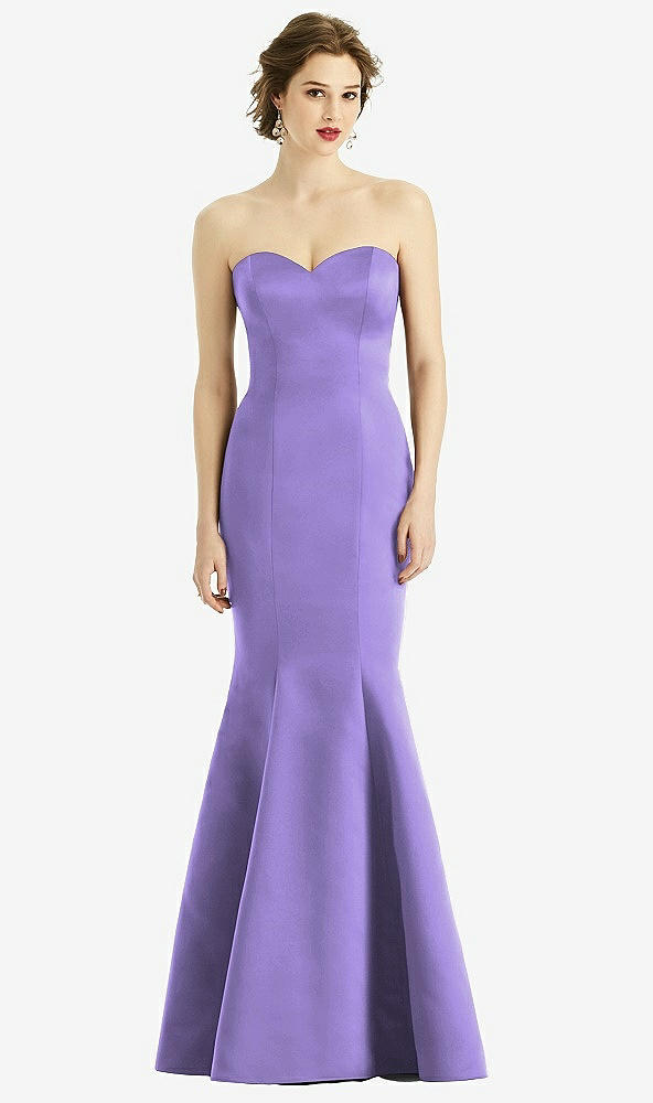 Front View - Tahiti Sweetheart Strapless Satin Mermaid Dress