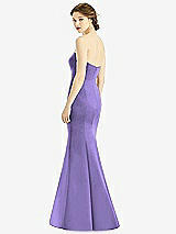 Rear View Thumbnail - Tahiti Sweetheart Strapless Satin Mermaid Dress