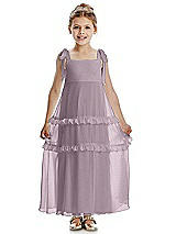 Front View Thumbnail - Lilac Dusk Flower Girl Dress FL4071