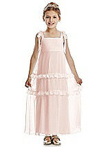 Front View Thumbnail - Blush Flower Girl Dress FL4071