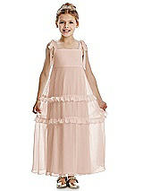 Front View Thumbnail - Cameo Flower Girl Dress FL4071