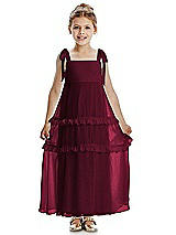 Front View Thumbnail - Cabernet Flower Girl Dress FL4071