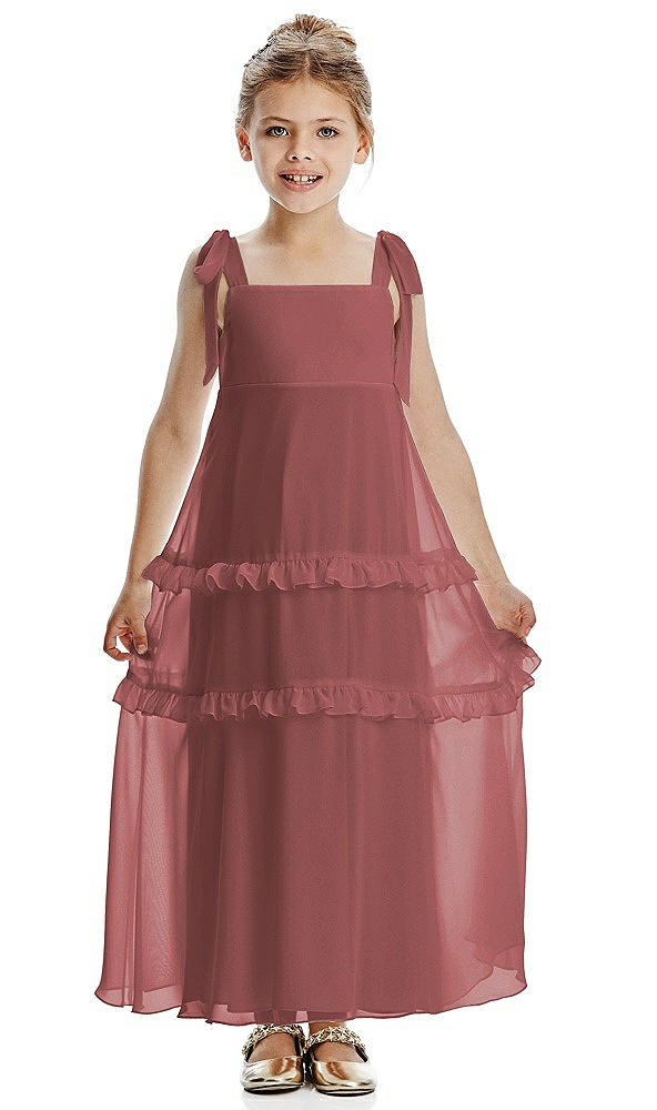 Front View - English Rose Flower Girl Dress FL4071